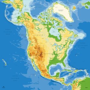 Mapa América del Norte