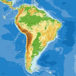 Mapa América del Sur