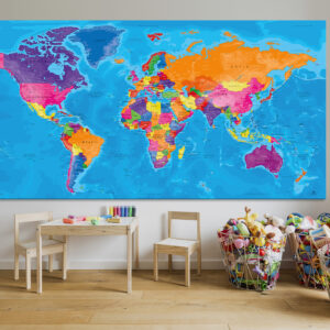 Cuadro Mapa Mundial – Manarola