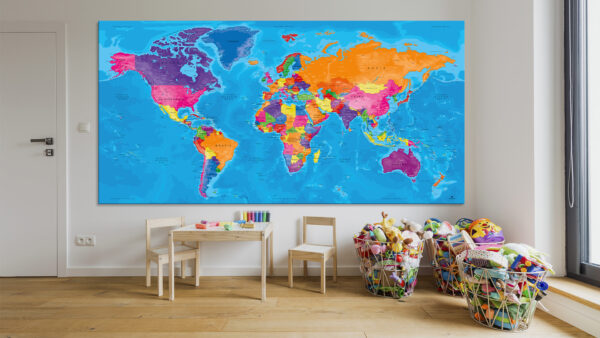 Cuadro Mapa Mundial