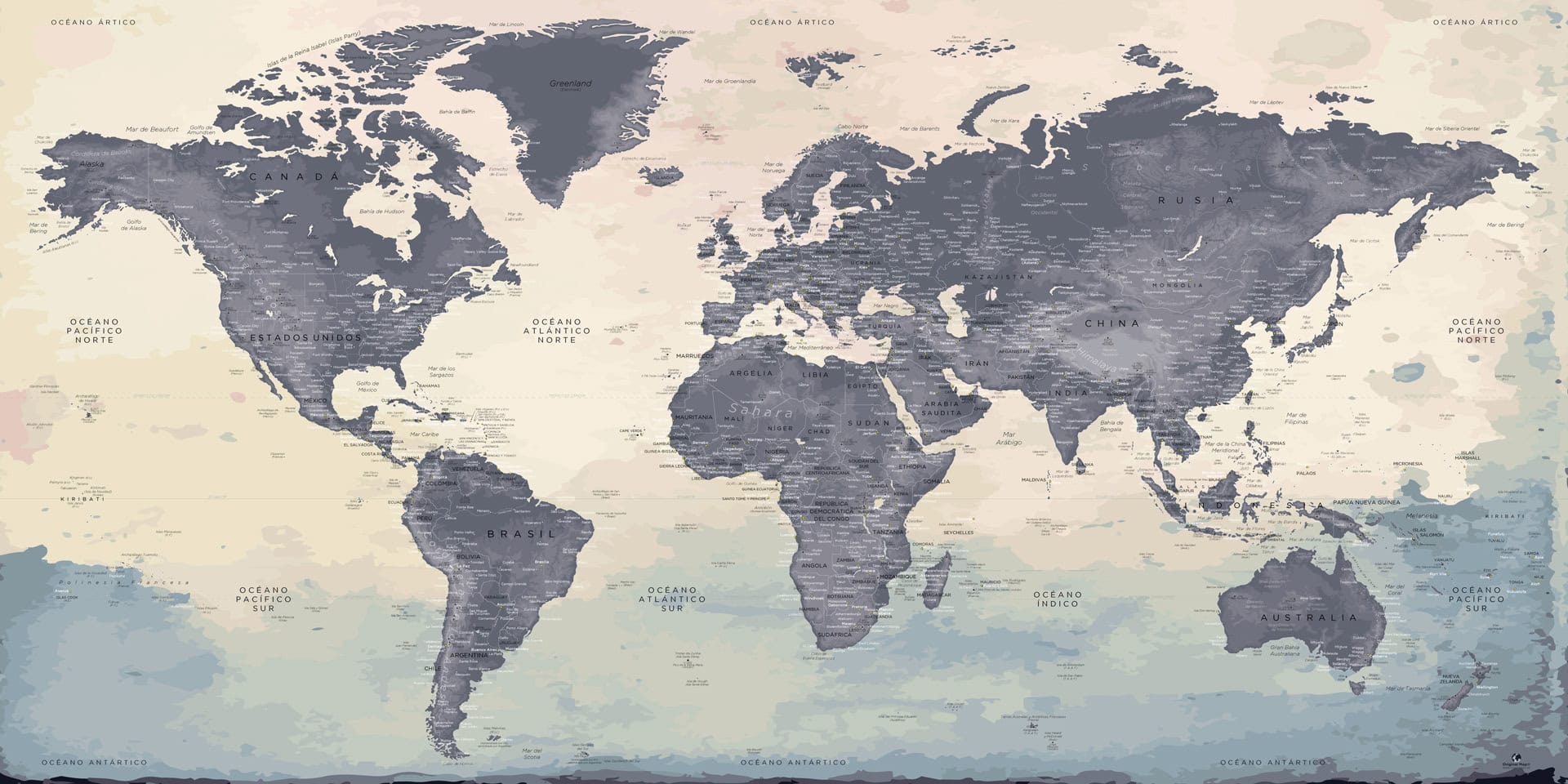 compacto discreción Escuela primaria Mapa del Mundo XXL - Mapamundi XXL - Mapa Gigante | Original Map