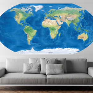 Mapa del Mundo Proyección Winkel-Tripel