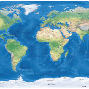 Mapa del Mundo Proyección Winkel-Tripel