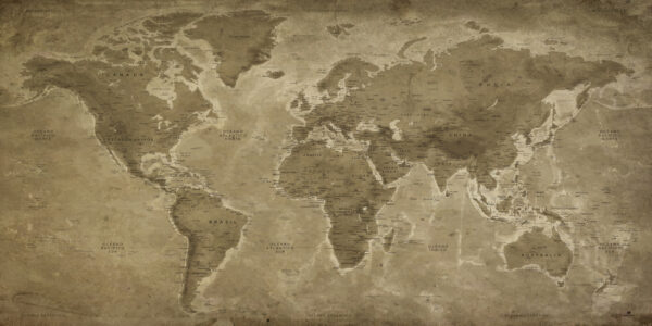 Mapa del Mundo Vintage